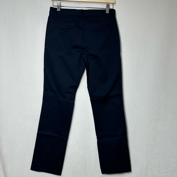 Cat & Jack Girls Straight leg Navy Blue Uniform pant chino - NWT size 16 (pair) - Picture 7 of 7